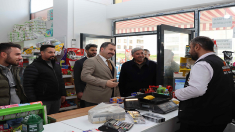 Başkan Baydilli Seyrantepe'de esnaf ve vatandaşlardan destek istedi